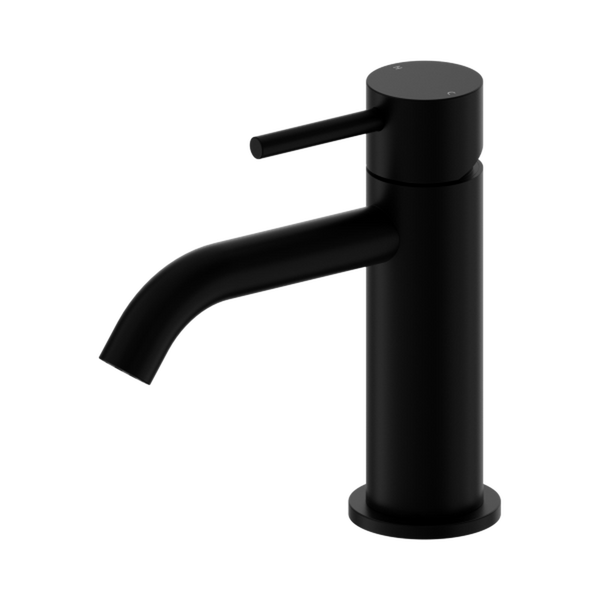 Nero Dolce II Basin Mixer Curved Spout Matte Black