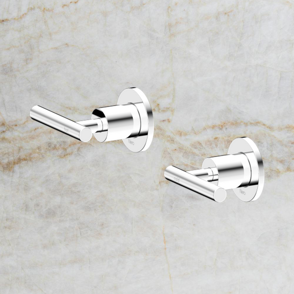 Nero Mecca Lever Wall Top Assemblies Shallow Fit Chrome