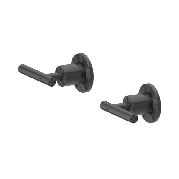 Nero Mecca Lever Wall Top Assemblies Shallow Fit Gunmetal