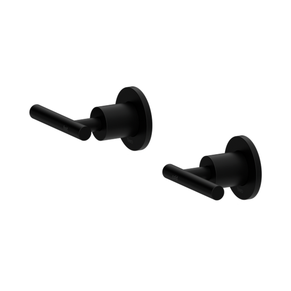 Nero Mecca Lever Wall Top Assemblies Shallow Fit Matte Black