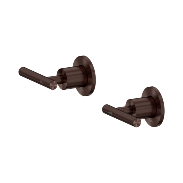 Nero Mecca Lever Wall Top Assemblies Shallow Fit Rome Bronze