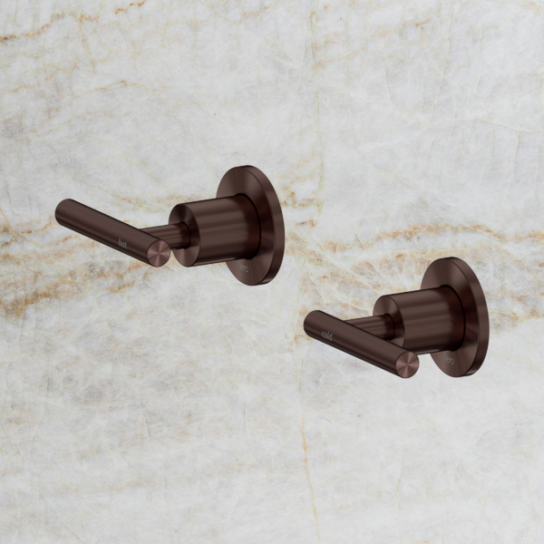 Nero Mecca Lever Wall Top Assemblies Shallow Fit Rome Bronze