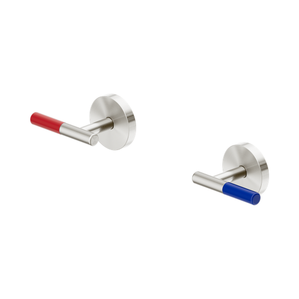 Nero Mecca Care Lever Wall Top Assemblies Brushed Nickel