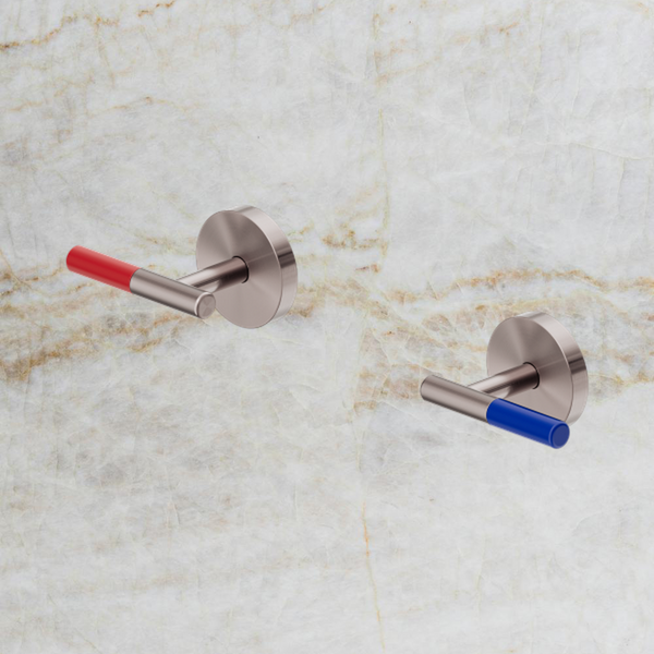 Nero Mecca Care Lever Wall Top Assemblies Brushed Bronze