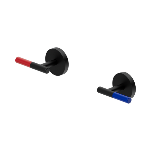 Nero Mecca Care Lever Wall Top Assemblies Matte Black