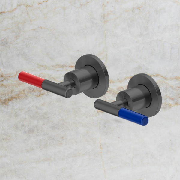 Nero Mecca Care Lever Wall Top Assemblies Shallow Fit Gunmetal