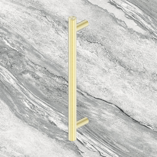 Nero Mecca Pull Handle 200mm Brushed Gold