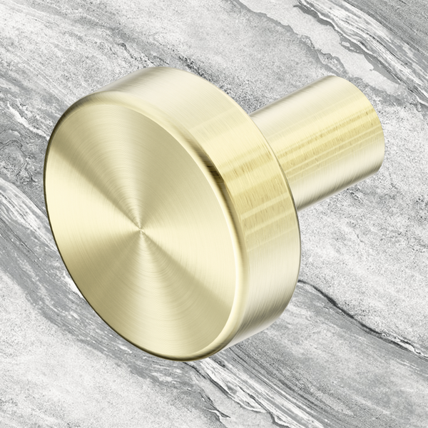 Nero Mecca Cabinet Knob 26mm Brushed Gold