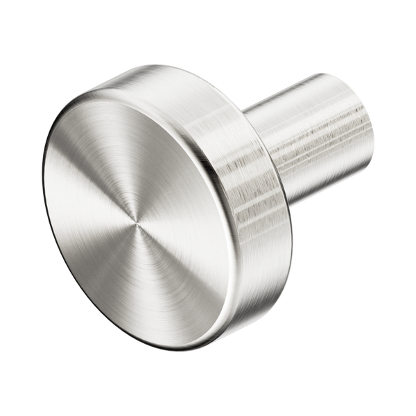 Nero Mecca Cabinet Knob 26mm Brushed Nickel