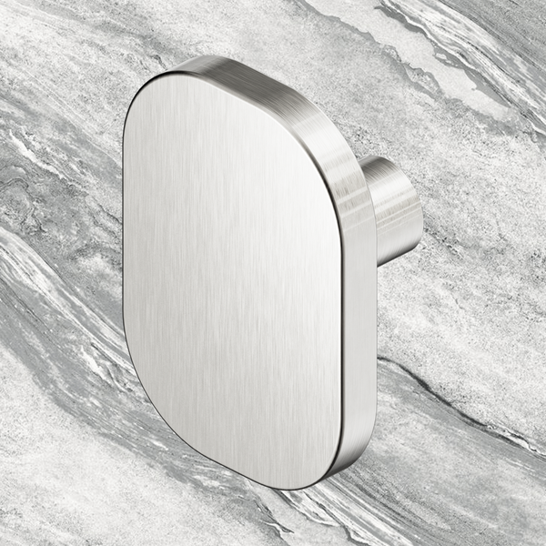 Nero Bianca Cabinet Knob Brushed Nickel