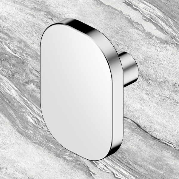 Nero Bianca Cabinet Knob Chrome