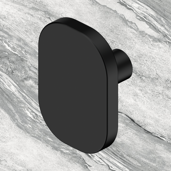 Nero Bianca Cabinet Knob Matte Black