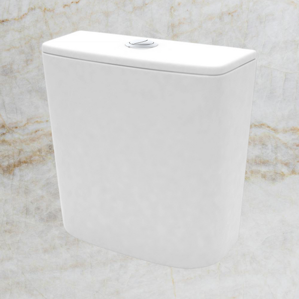 American Standard Cygnet Square Cistern Back Inlet White