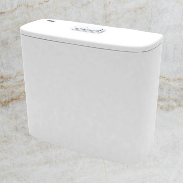 American Standard Signature Close Coupled Back To Wall Cistern Bottom Inlet White