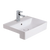 American Standard Acacia 550 SupaSleek Semi Recessed Basin 1 Tap Hole with Overflow White