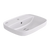 American Standard Signature 550 Semi Inset Basin 1 Tap Hole with Overflow White