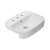 American Standard Signature 550 Semi Recessed Basin 3 Tapholes with Overflow Ring and Pop-Up Waste Brushed Gold