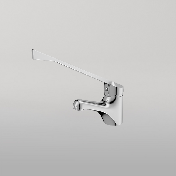 Nero Classic Care Basin Mixer Extended Handle Chrome