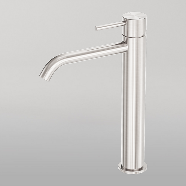 Nero Zen Tall Basin Mixer Brushed Nickel