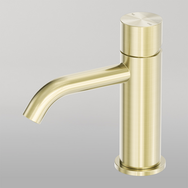 Nero Zen Basin Mixer Handless Brushed Gold