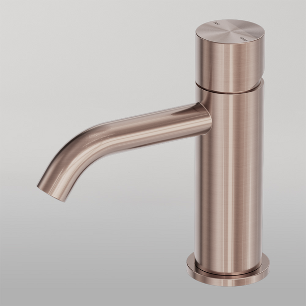 Nero Zen Basin Mixer Handless Brushed Bronze