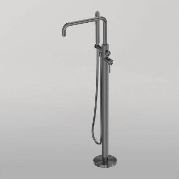 Nero Zen Freestanding Bath Mixer Graphite