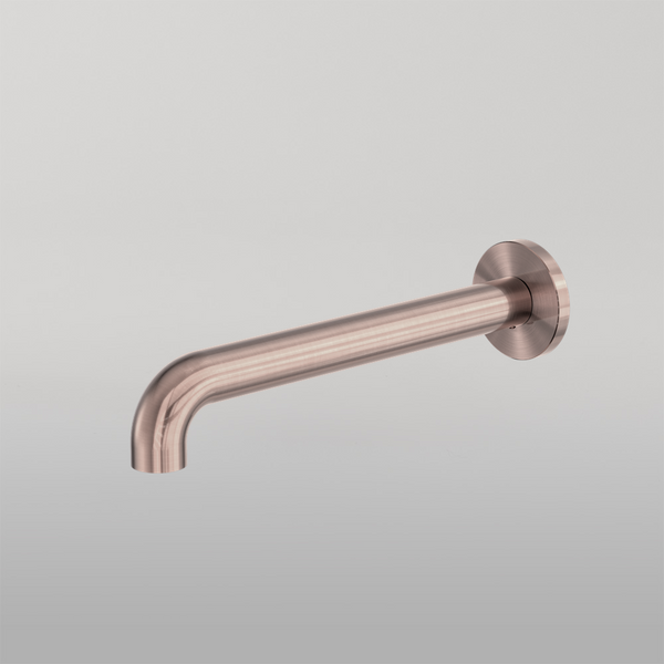 Nero Zen Round Basin/Bath Spout Only 185mm Brushed Bronze