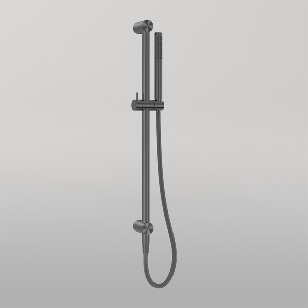 Nero Zen Shower Rail With Outdoor Shower Hose Graphite