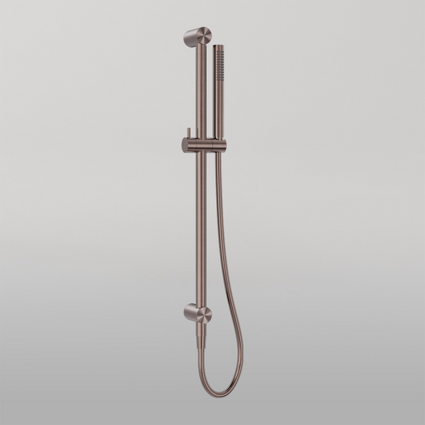 Nero Zen Shower Rail Brushed Bronze