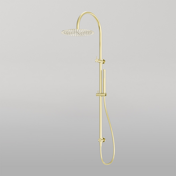 Nero Zen Twin Shower Brushed Gold