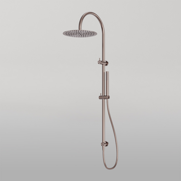 Nero Zen Twin Shower Brushed Bronze