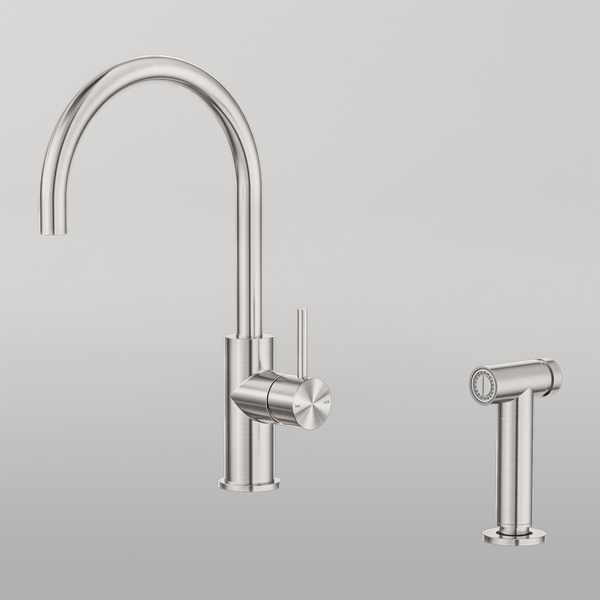 Nero Zen Kitchen Mixer With Hand Spray Brushed Nickel
