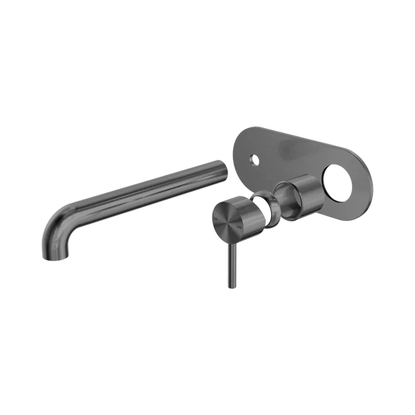 Nero Zen SS316L Wall Basin/Bath Mixer 230mm Spout (Trim Kit Only) Graphite