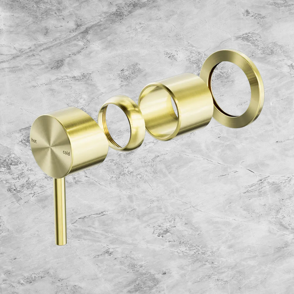 Nero Zen SS316L Shower Mixer (Trim Kit Only) Brushed Gold