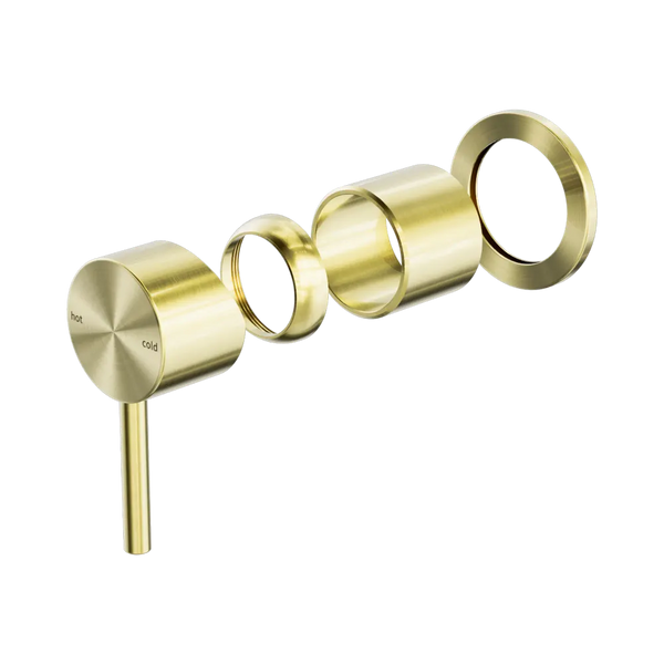 Nero Zen SS316L Shower Mixer (Trim Kit Only) Brushed Gold