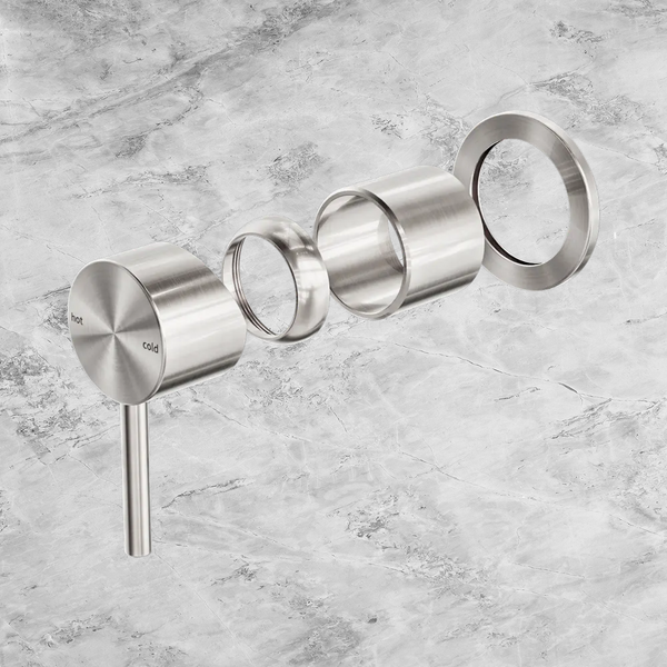 Nero Zen SS316L Shower Mixer (Trim Kit Only) Brushed Nickel