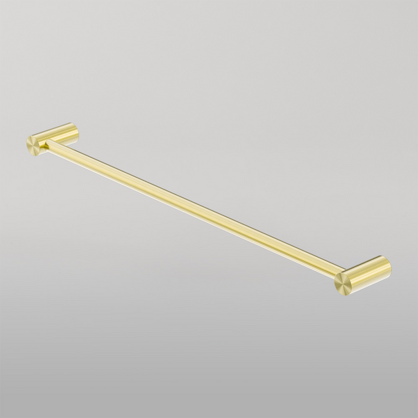 Nero Zen Single Towel Rail 800mm Brushed Gold