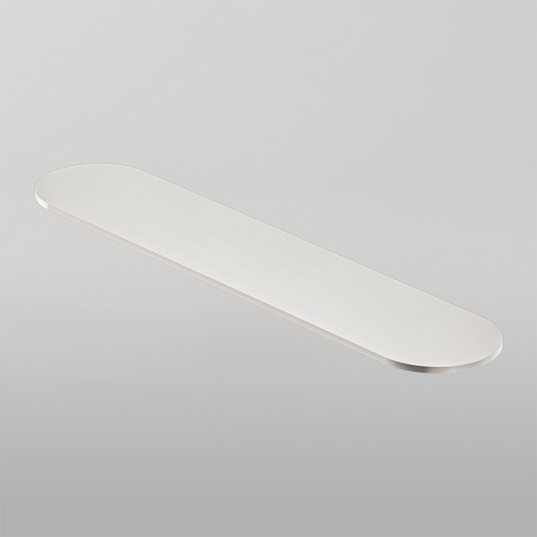 Nero Zen Metal Shower Shelf Brushed Nickel