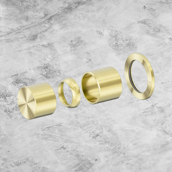 Nero Pure SS316L Progressive Shower Mixer (Trim Kit Only) Brushed Gold