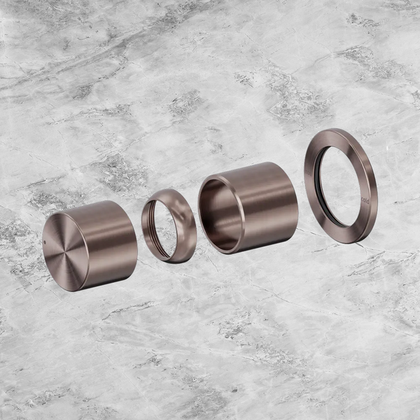 Nero Pure SS316L Progressive Shower Mixer (Trim Kit Only) Brushed Bronze