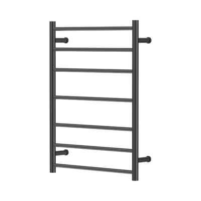 Nero Mecca 12V 7 Bar Heated Towel Ladder Graphite