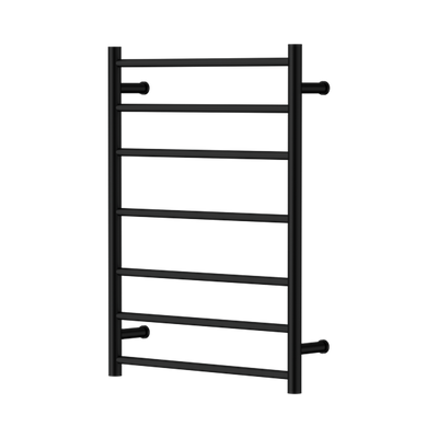 Nero Mecca 12V 7 Bar Heated Towel Ladder Matte Black