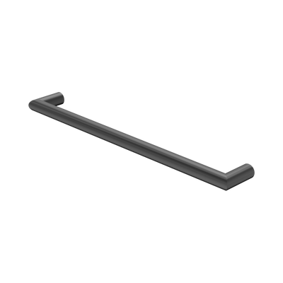Nero Mecca 240V Single Heated Towel Rail Graphite