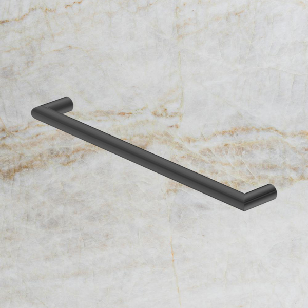 Nero Mecca 12V Single Heated Towel Rail Graphite