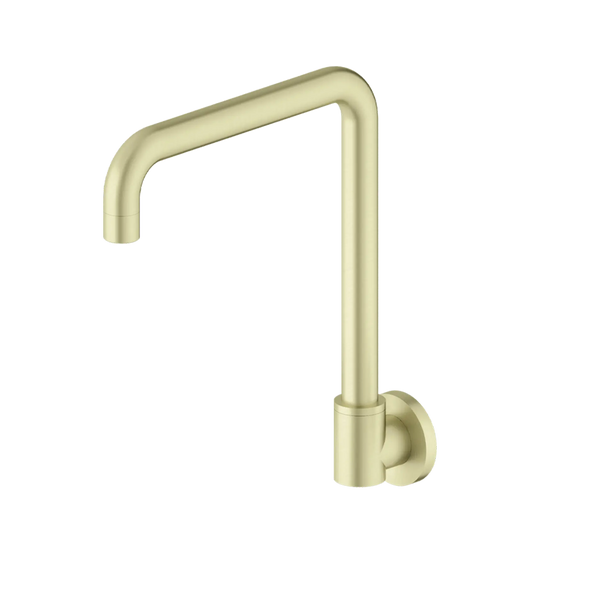 Nero X Plus Wall Mounted Swivel Spout Only Brushed Gold