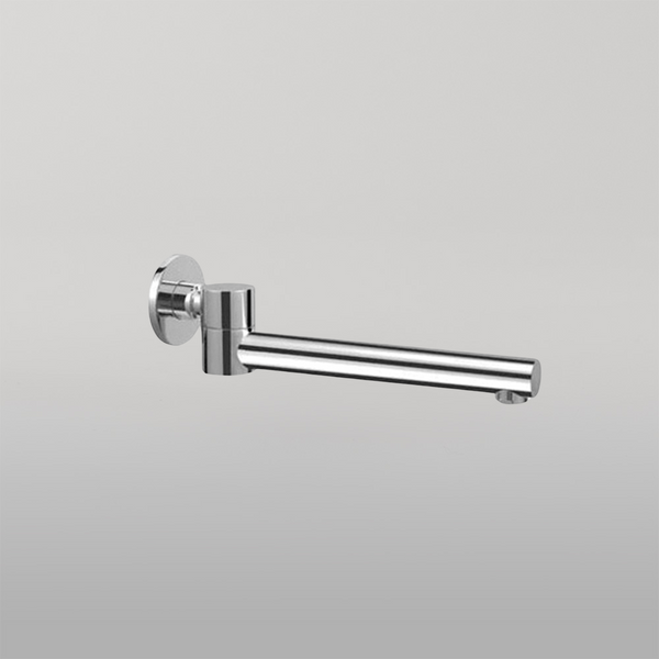 Nero Dolce Wall Mounted Swivel Bath Spout Only Chrome