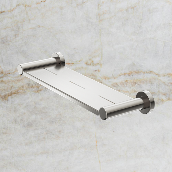 Nero Dolce II Metal Shower Shelf Brushed Nickel