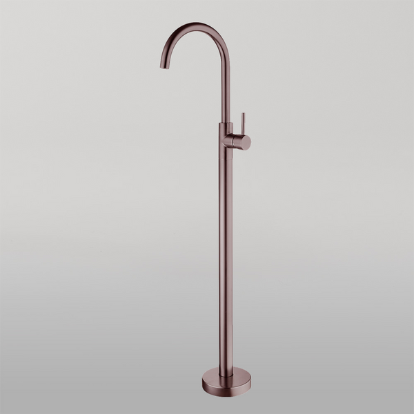 Nero Mecca Freestanding Bath Mixer Brushed Bronze