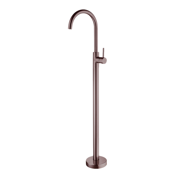 Nero Mecca Freestanding Bath Mixer Brushed Bronze