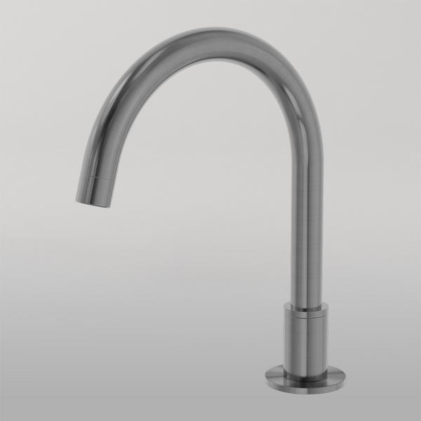 Nero Kara Hob Mount Bath Spout Only G1/2 Female Inlet Gun Metal